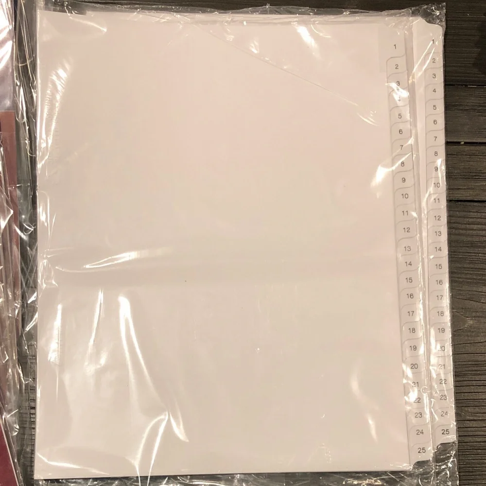 Avery Ready Index Tab Table of Contents Dividers (22)